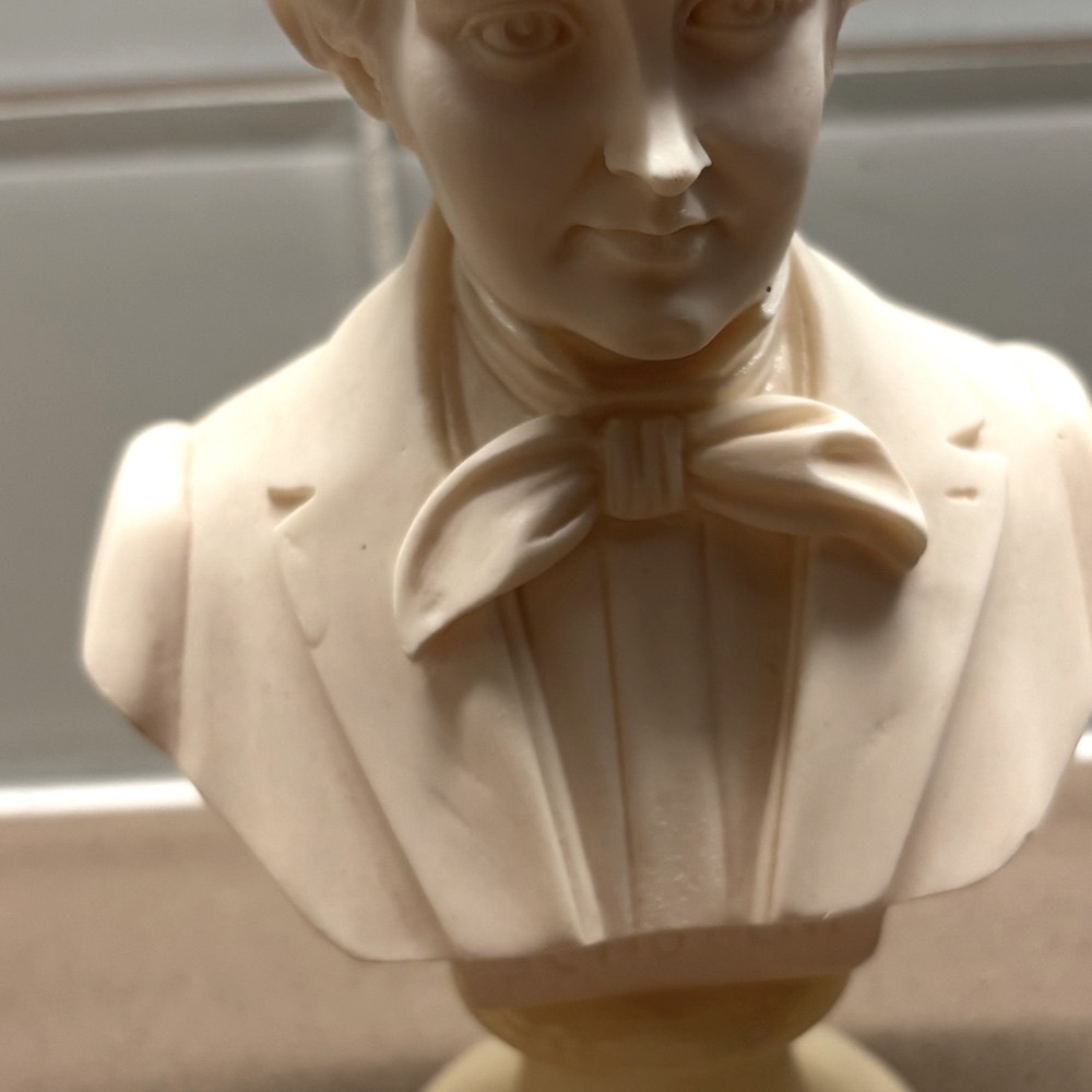 Bach Statue: Signed